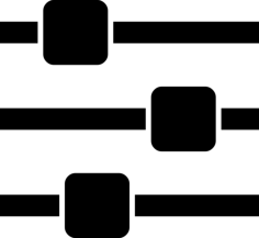 Gui Sliders Outline Svg Vector, Free Vectors File